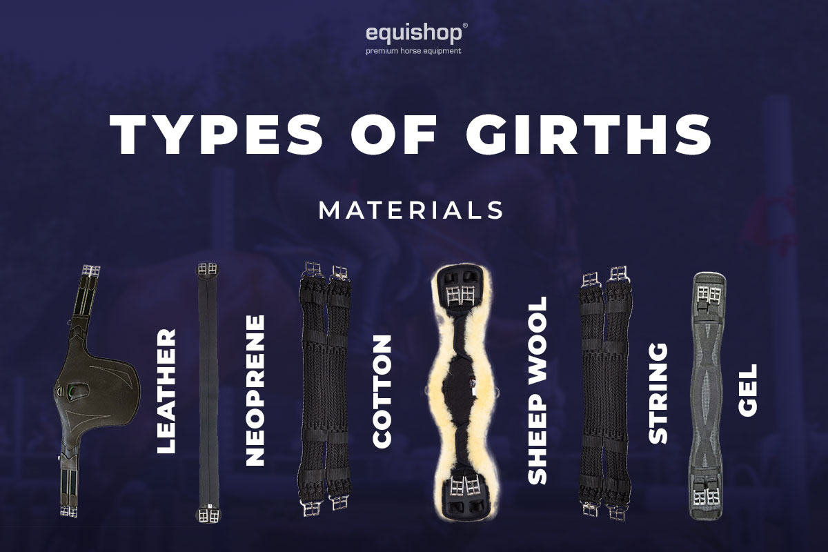 Types of girths for horses what are their differences and uses